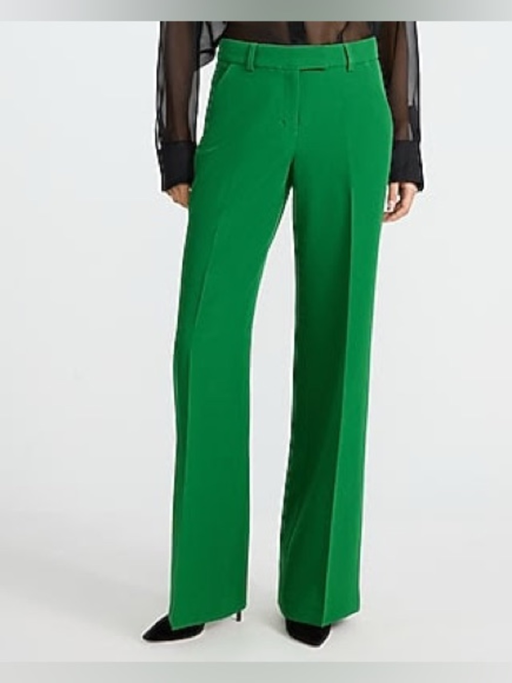 NWT Editor Signature Stretch Mid Rise Trouser Pant